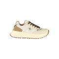 Blauer Beige Genuine Leather Sneaker