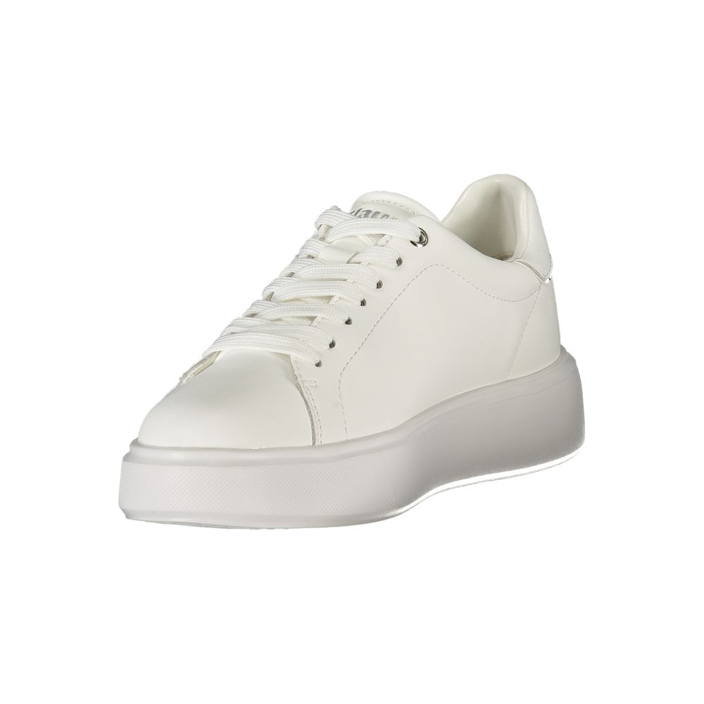 Blauer Bianco Damen-Sneaker aus Polyurethan