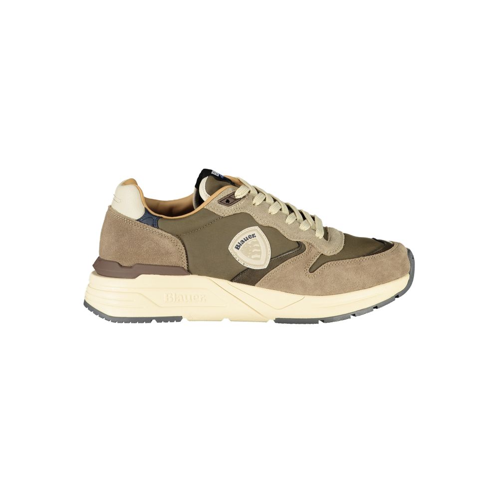Blauer Grigio Poliuretano Herren-Sneaker