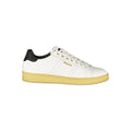 Baskets bleues et blanches en polyuréthane pour homme