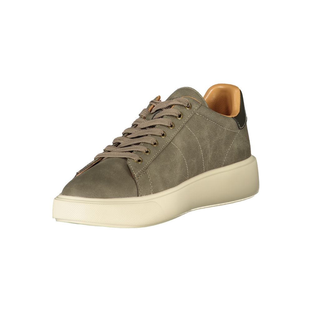 Blauer Graue Sportschuhe aus Polyester