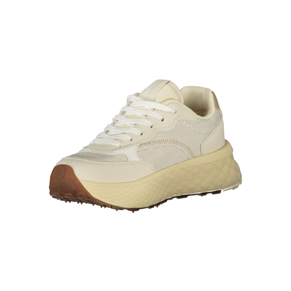 Baskets bleues en cuir véritable