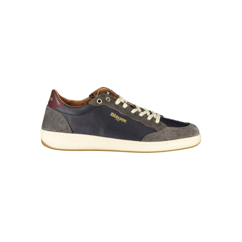 Blauer Polyester-Sneaker