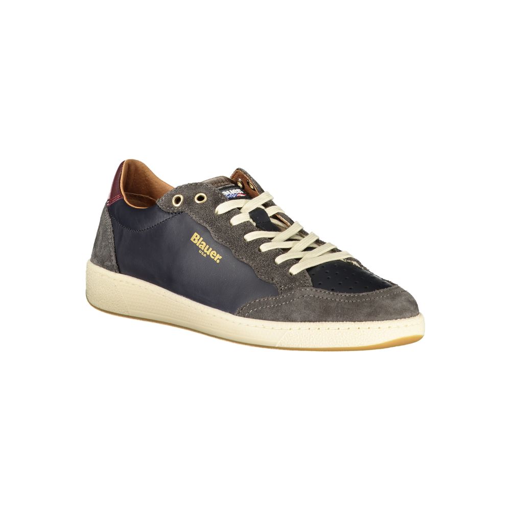 Blauer Polyester-Sneaker