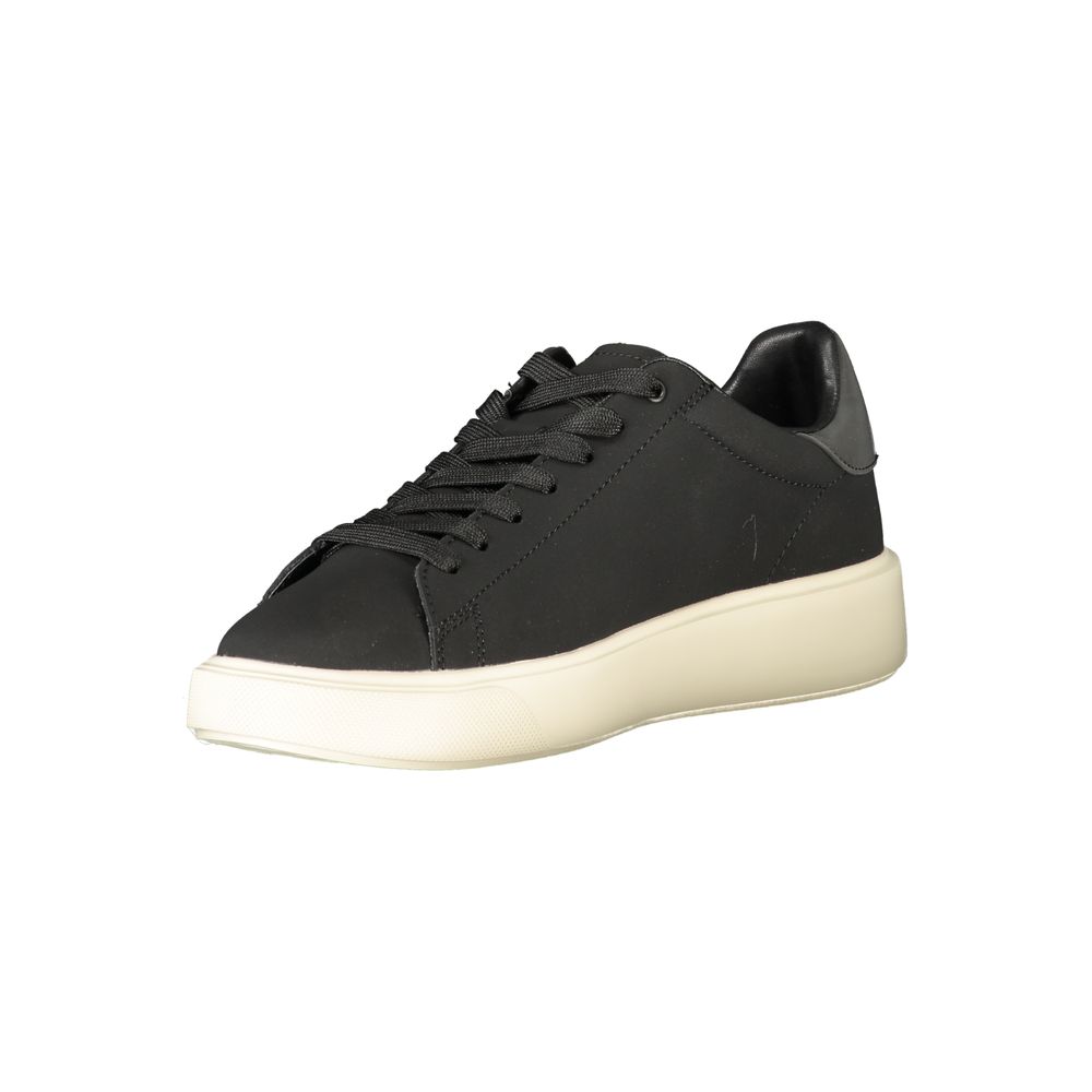 Blauer Schwarzer Polyester-Sneaker