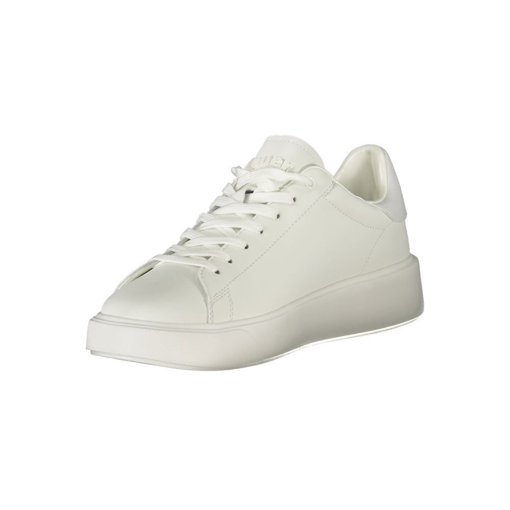 Blue White Polyester Sneaker