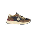 Men's blue polyurethane sneakers