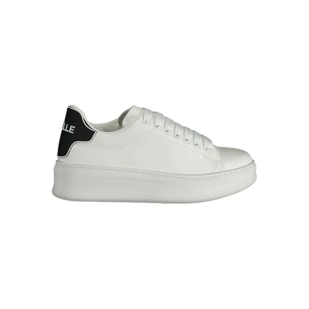 Gaelle Paris White Polyester Sneakers