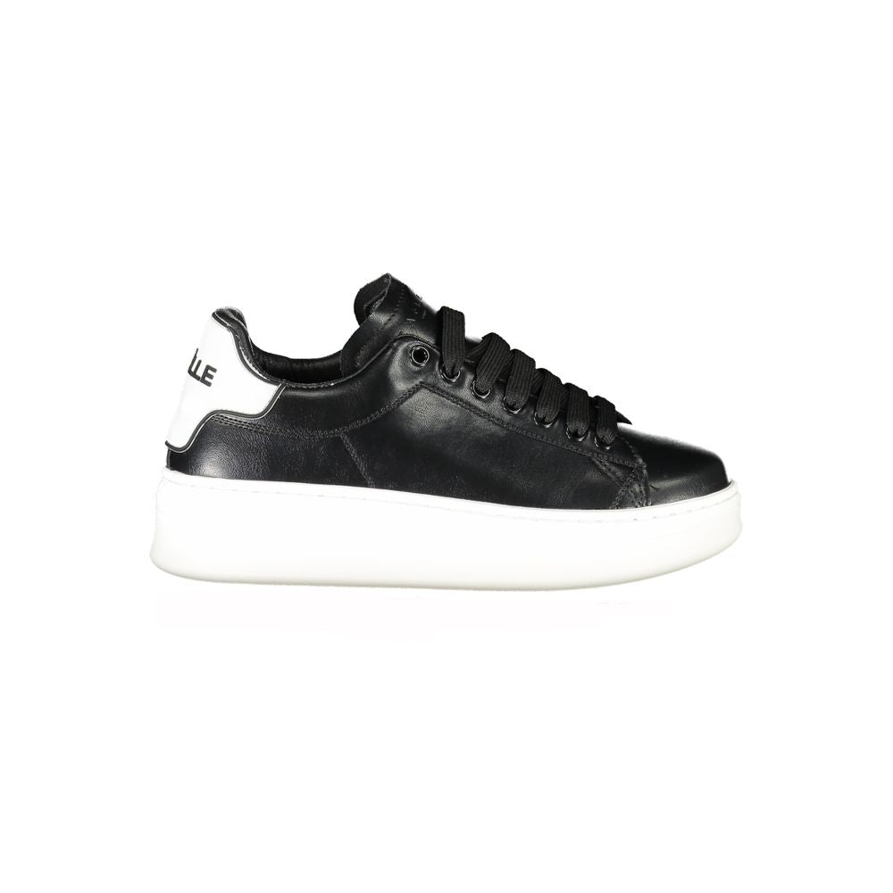 Gaelle Paris Black Polyester Sneakers