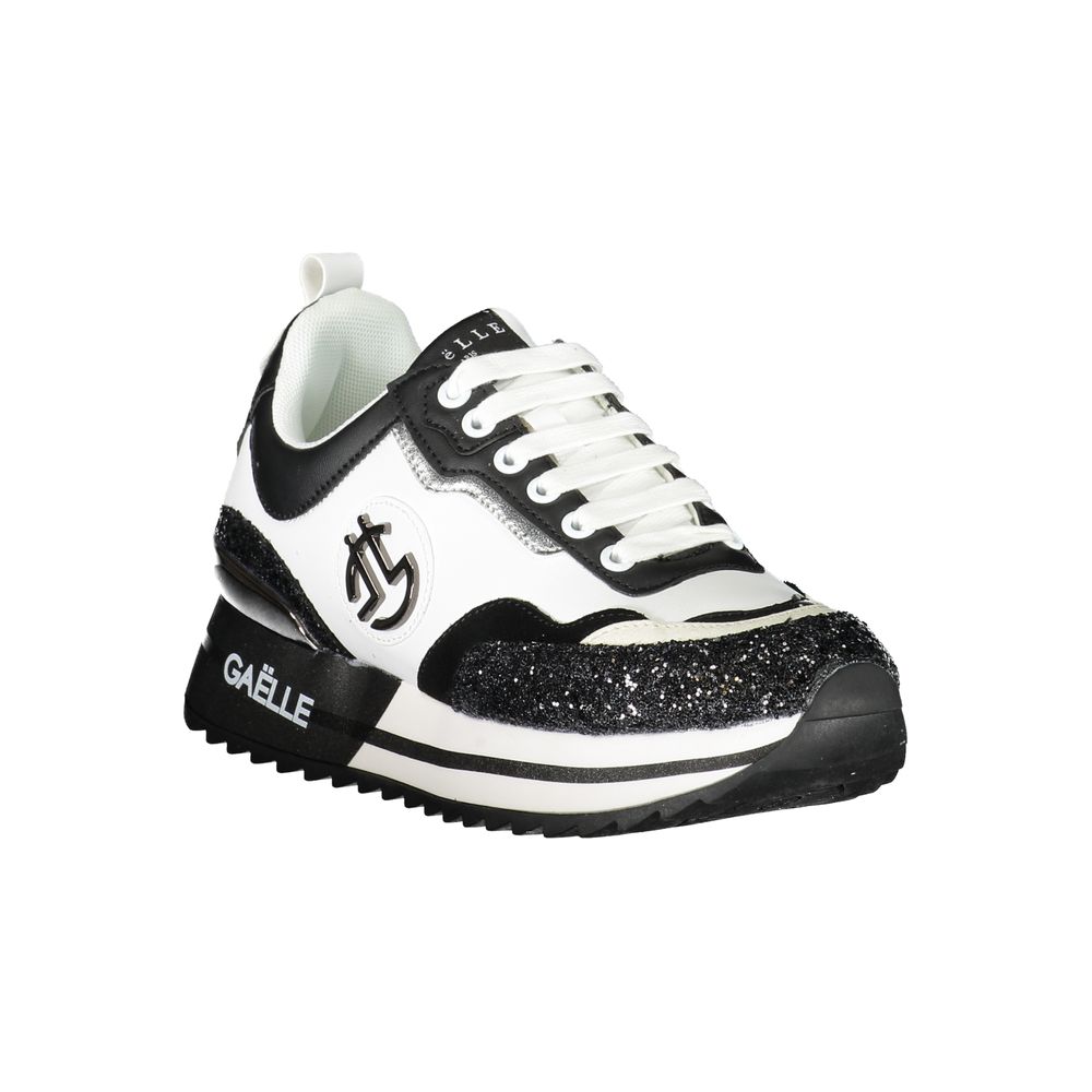 Gaelle Paris Black Polyester Sneakers