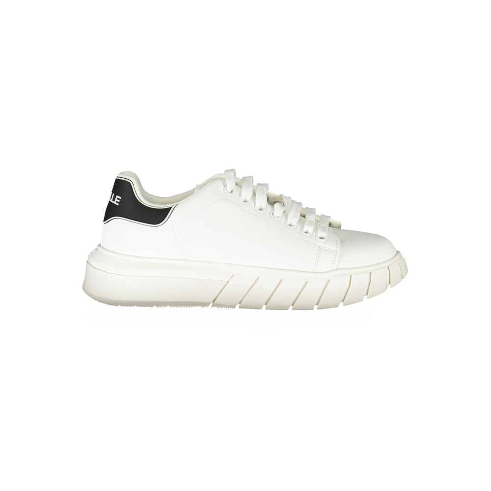 Gaelle Paris Bianco Polyurethane Herren Sneaker