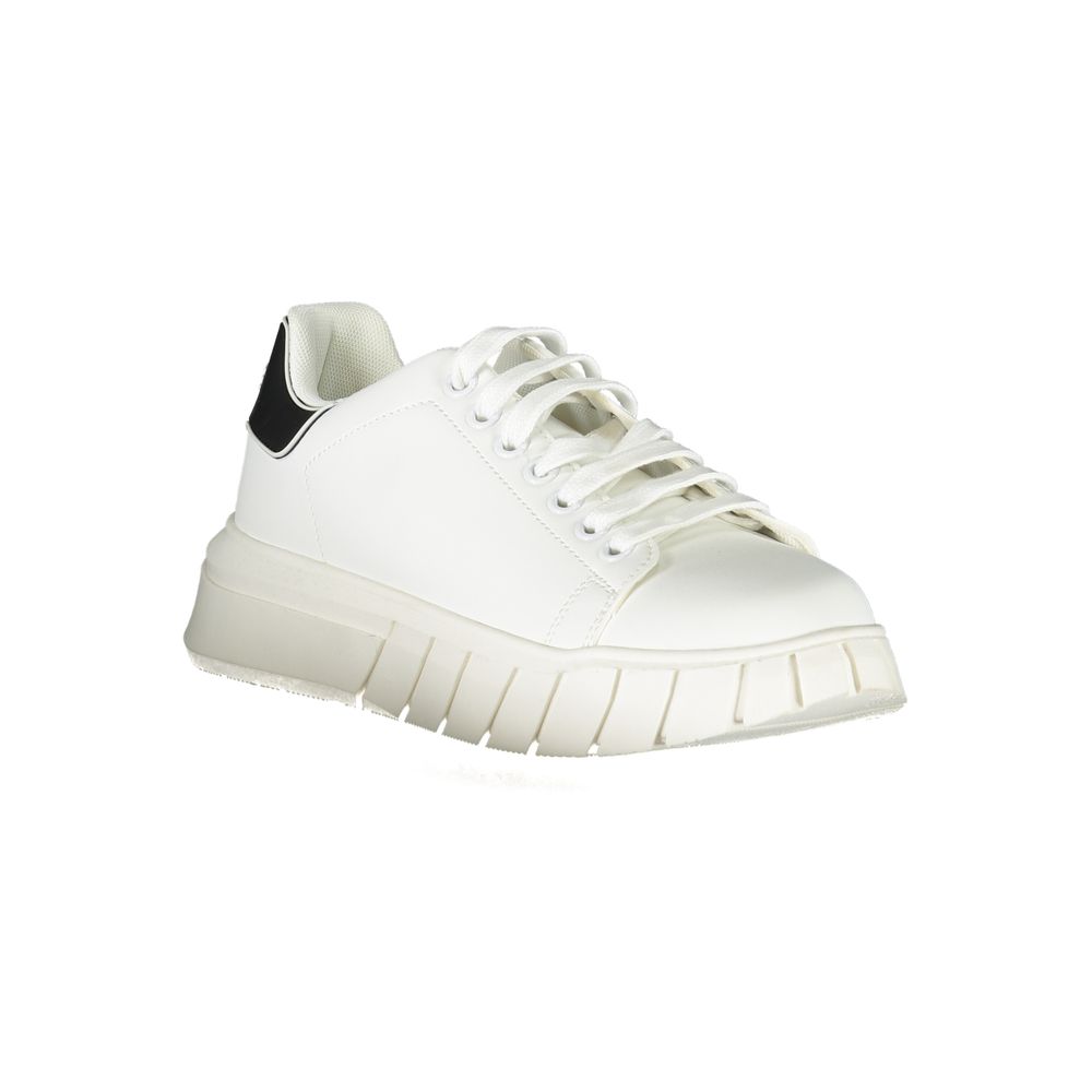 Gaelle Paris Bianco Polyurethane Herren Sneaker