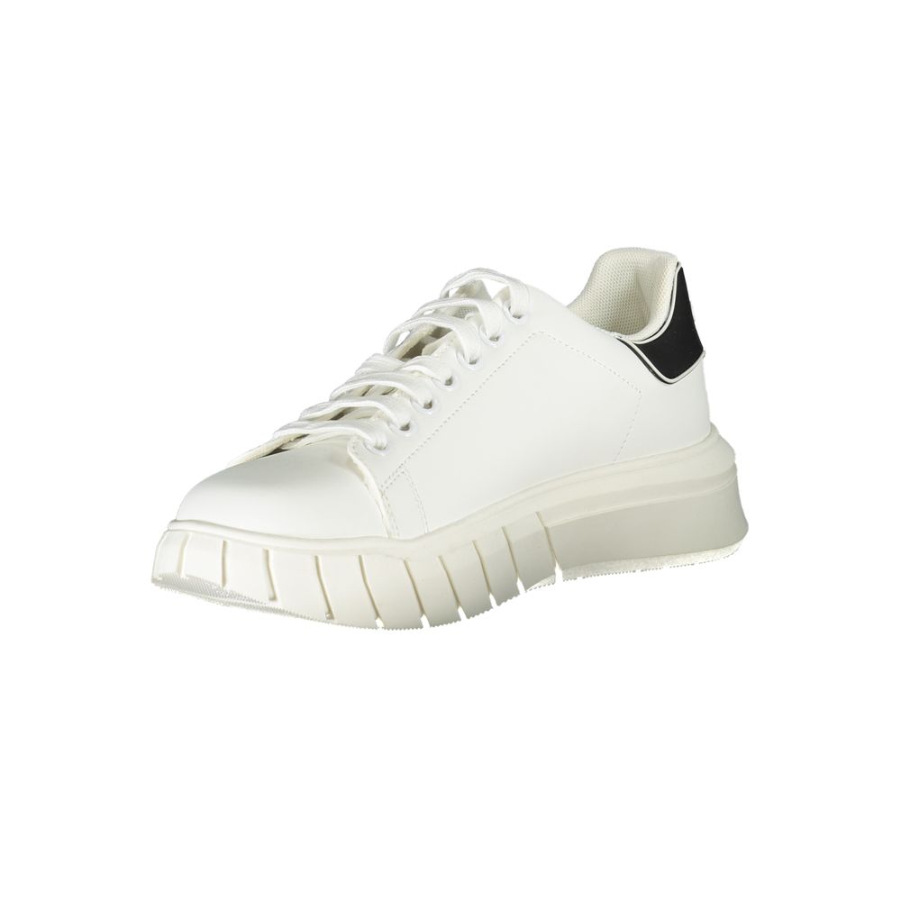 Gaelle Paris Bianco Polyurethane Herren Sneaker