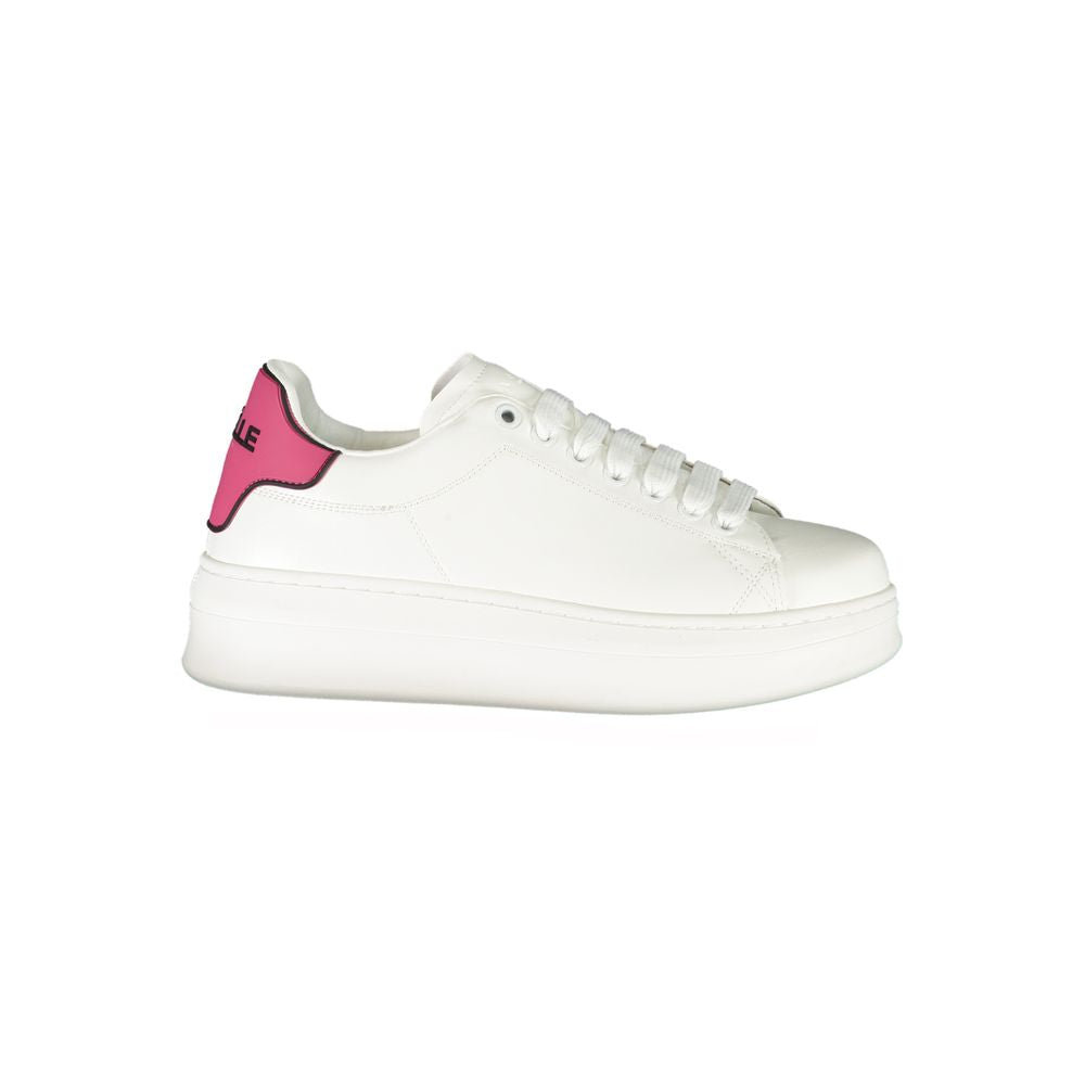Baskets de sport Gaelle Paris roses en polyester