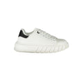Gaelle Paris White Polyurethane Women's Sneaker