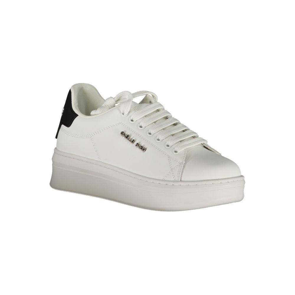 Gaelle Paris Weiße Sneaker aus Polyester im Athletic-Stil