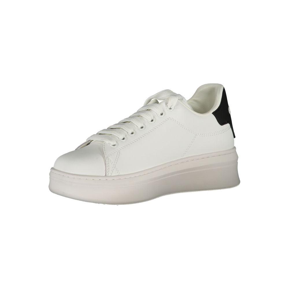 Gaelle Paris Weiße Sneaker aus Polyester im Athletic-Stil