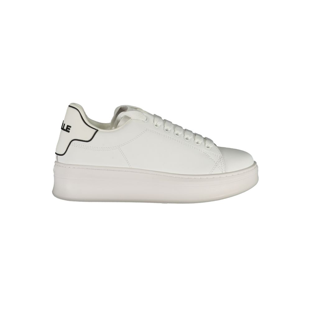 Gaelle Paris Weiße Sneaker aus Polyester im Athletic-Stil