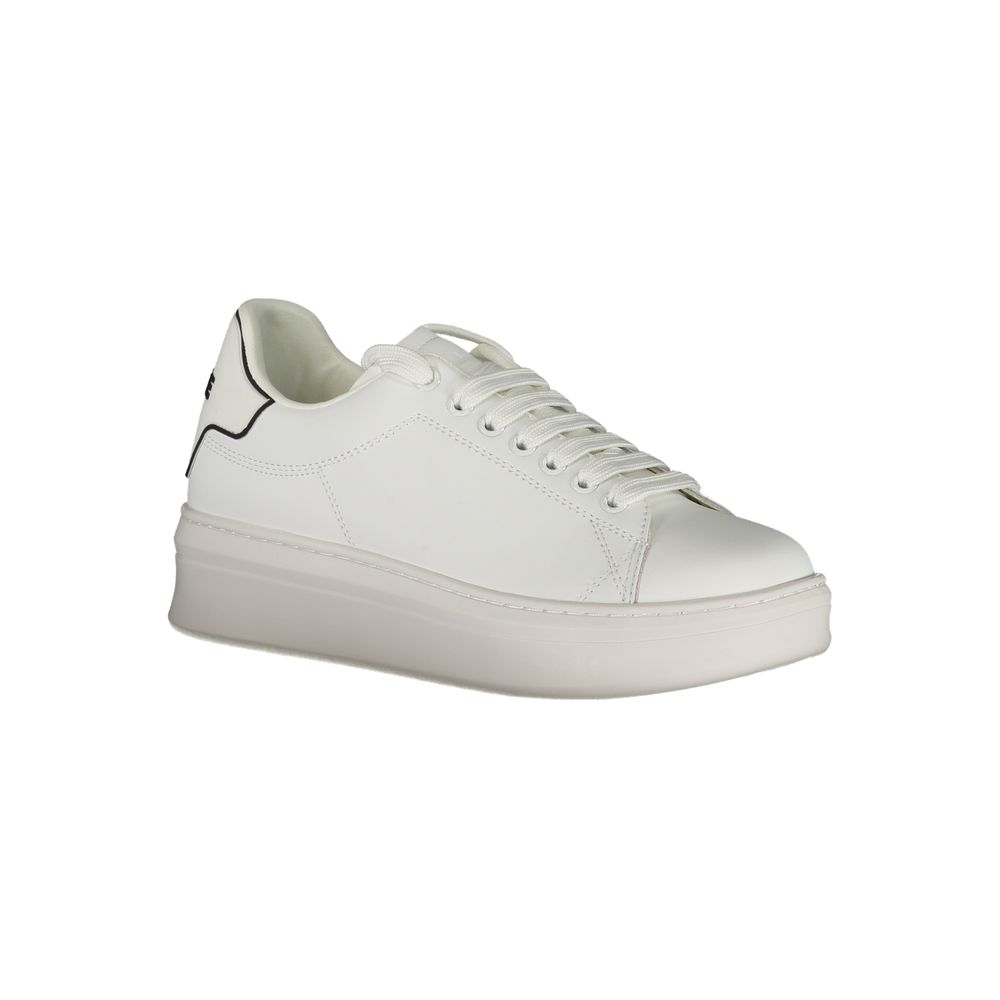 Gaelle Paris Weiße Sneaker aus Polyester im Athletic-Stil