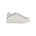 Gaelle Paris Bianco Polyurethan-Sneaker für Herren