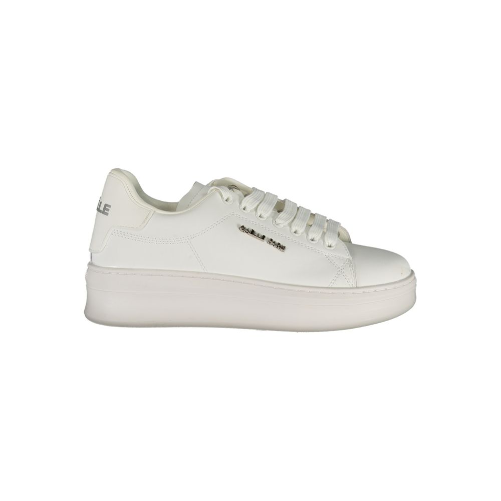 Gaelle Paris Weiße Sneaker aus Polyester im Athletic-Stil