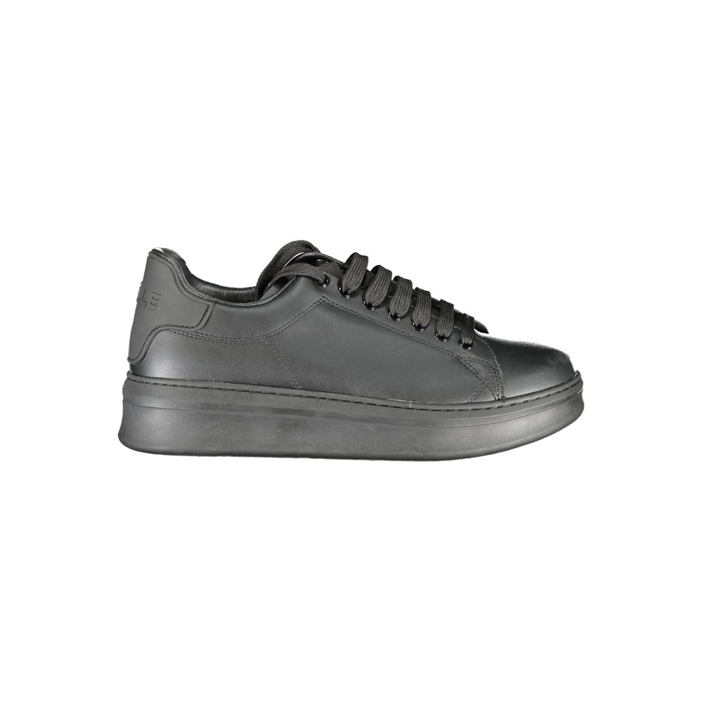 Gaelle Paris Baskets noires en polyuréthane pour homme
