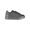 Gaelle Paris Baskets noires en polyuréthane pour homme