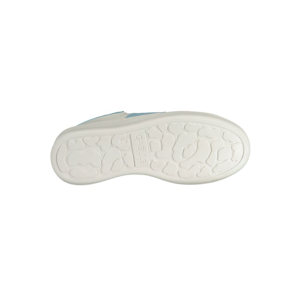 Gaelle Paris Bianco Damen-Sneaker aus Polyurethan