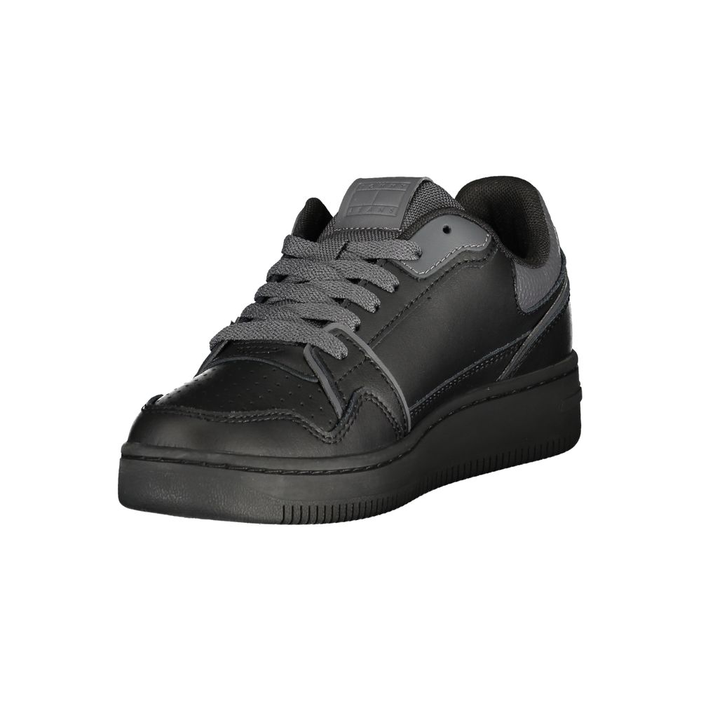 Tommy Hilfiger Black Polyester Sneakers