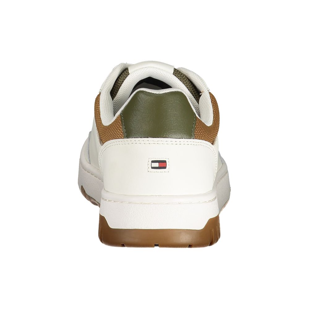 Tommy Hilfiger Bianco Polyurethan-Sneaker für Herren