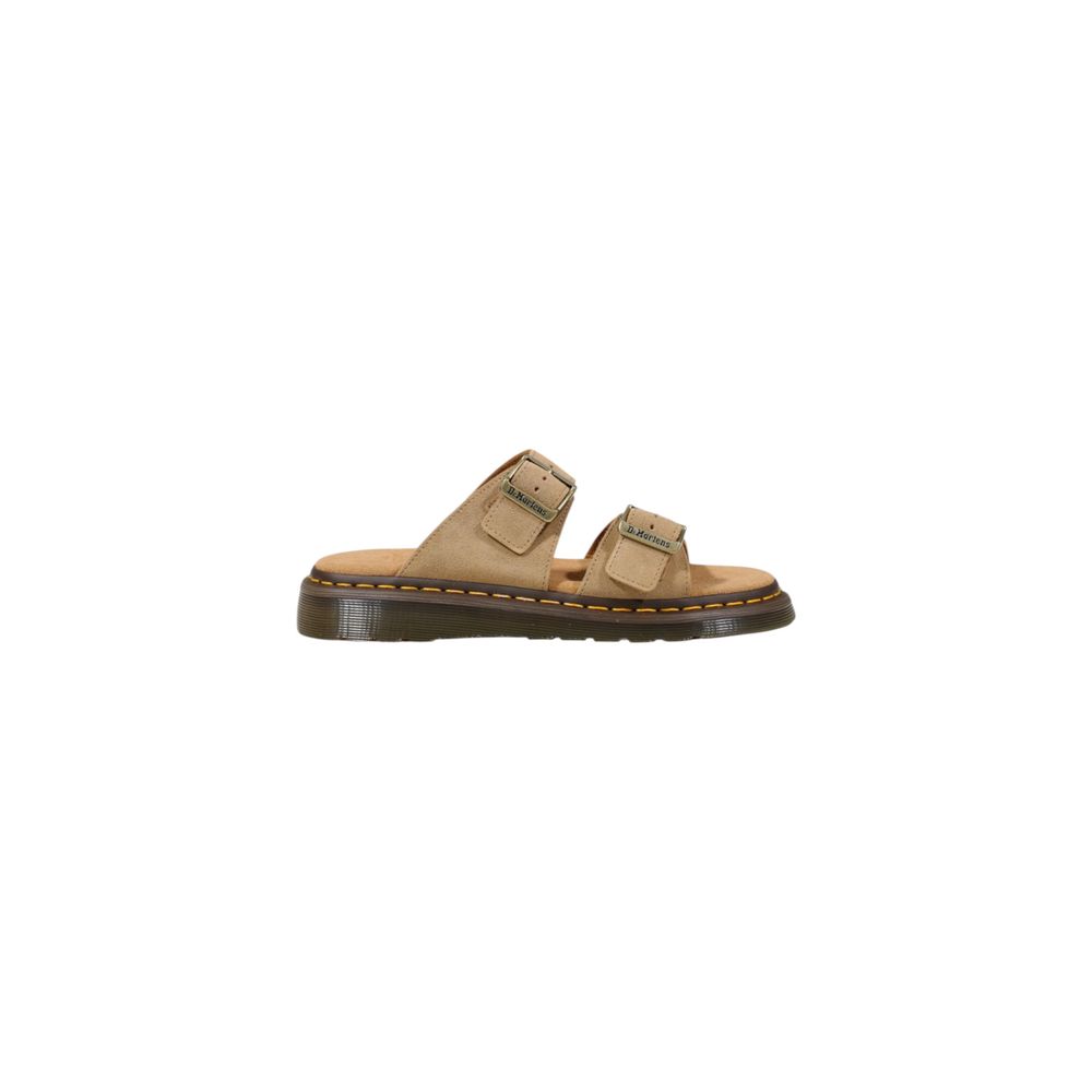 Dr. Martens Beige Leder Pantoletten