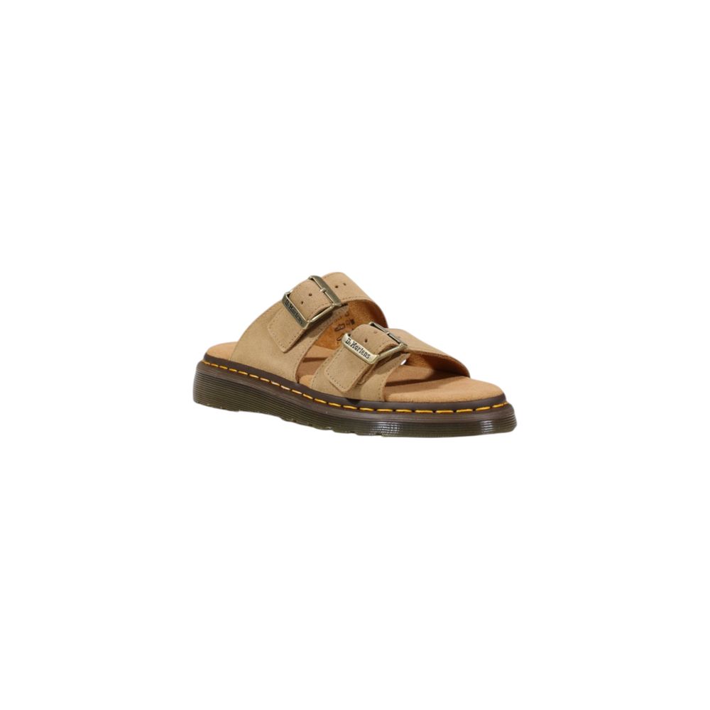 Dr. Martens Beige Leder Pantoletten