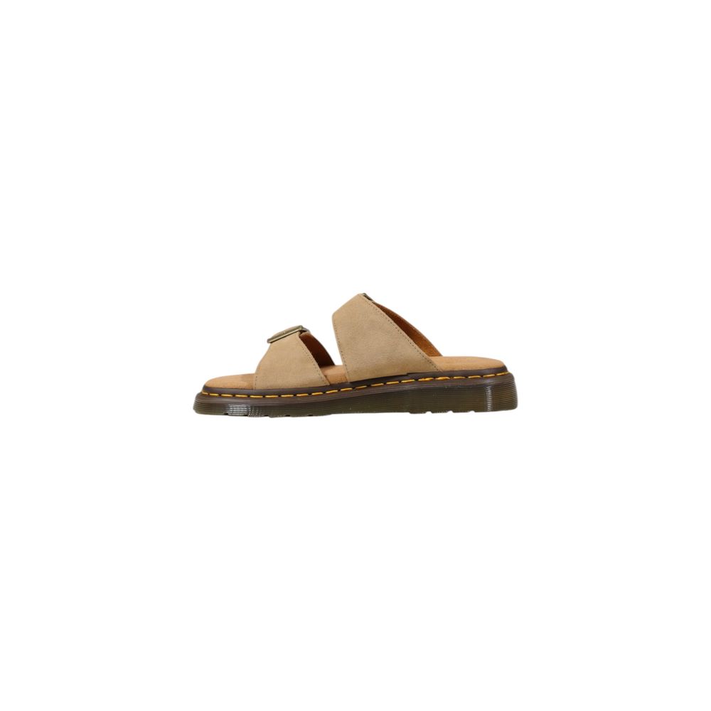 Dr. Martens Beige Leder Pantoletten