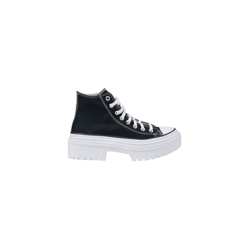Converse Black Chunky Sole Fabric Sneakers