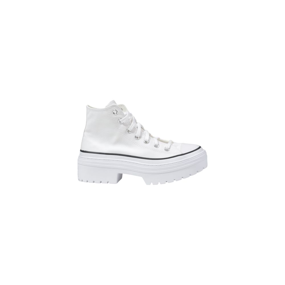 Baskets en toile épaisses blanches Converse