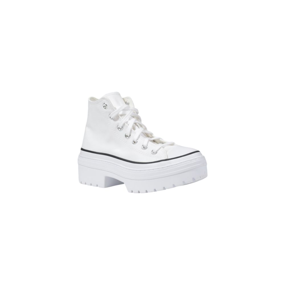 Baskets en toile épaisses blanches Converse