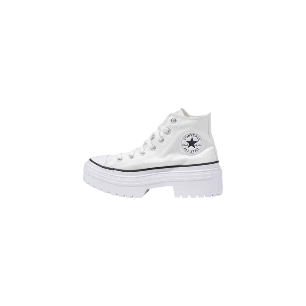 Baskets en toile épaisses blanches Converse