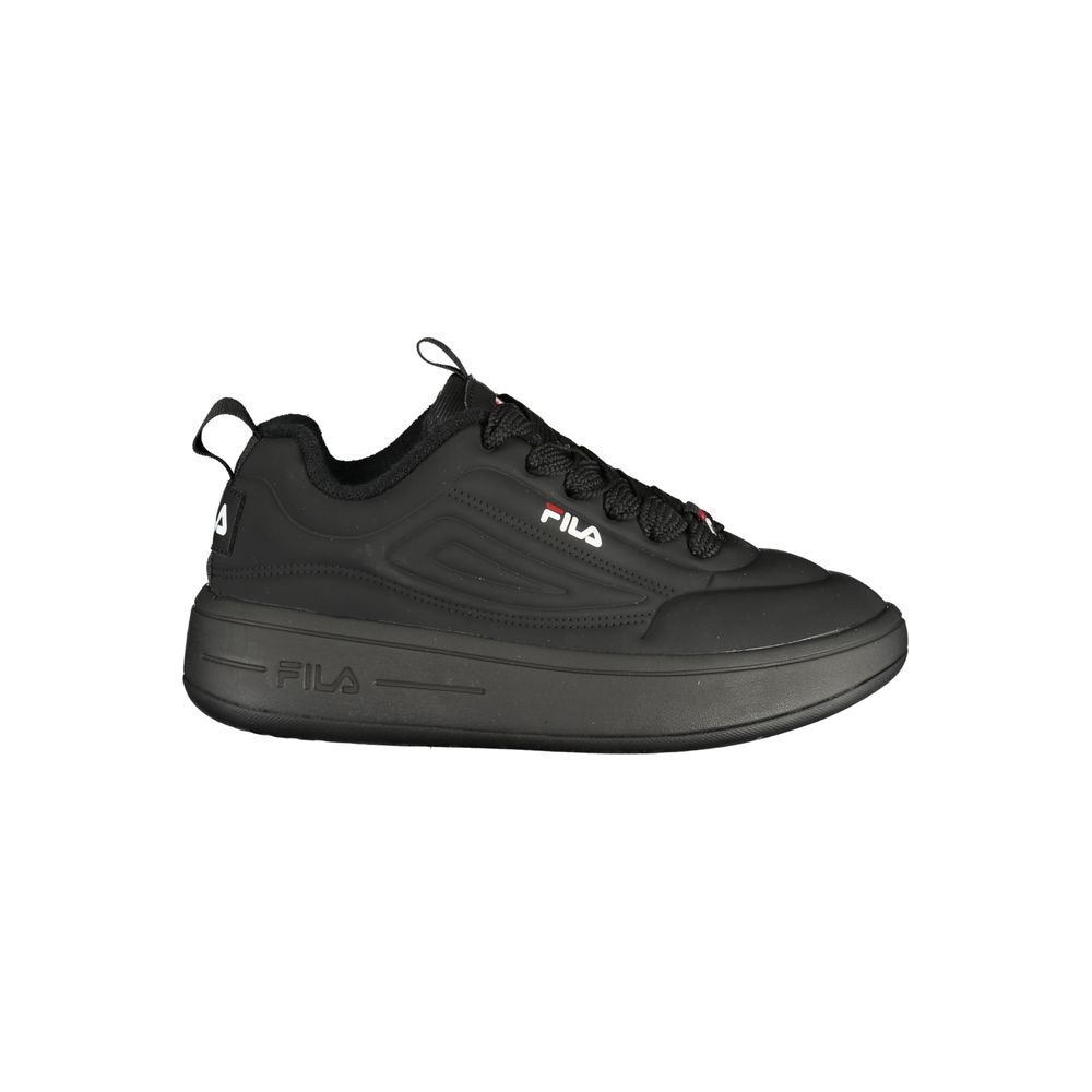 Baskets Fila noires en polyester