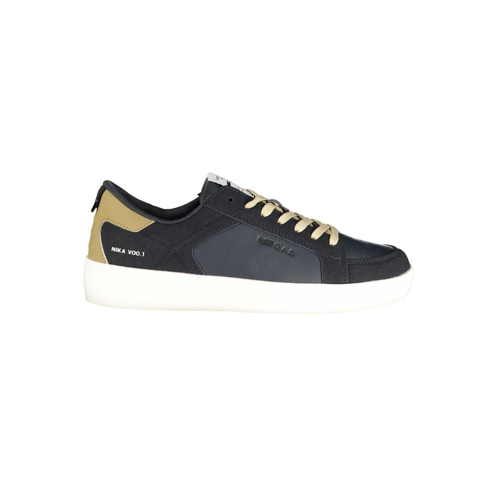 Gas Blue Men's Polyurethane Sneakers