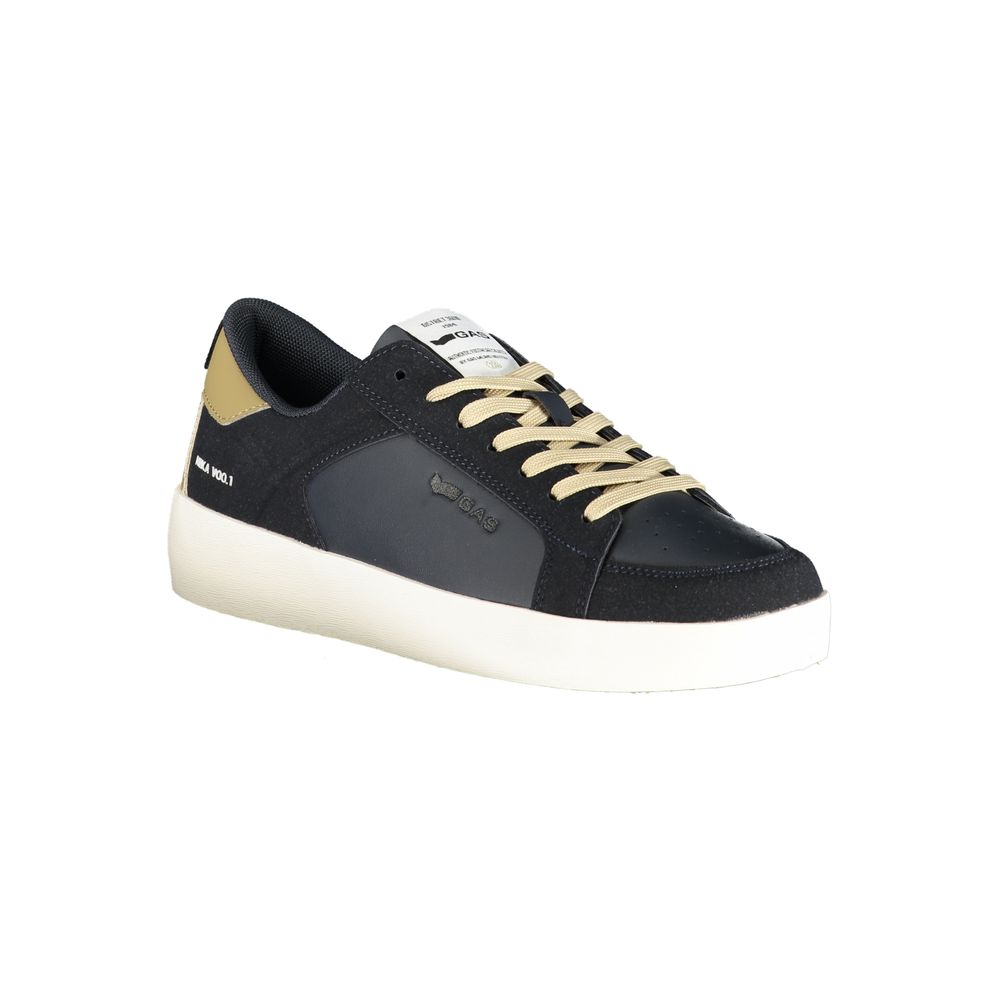 Gas Blue Men's Polyurethane Sneakers