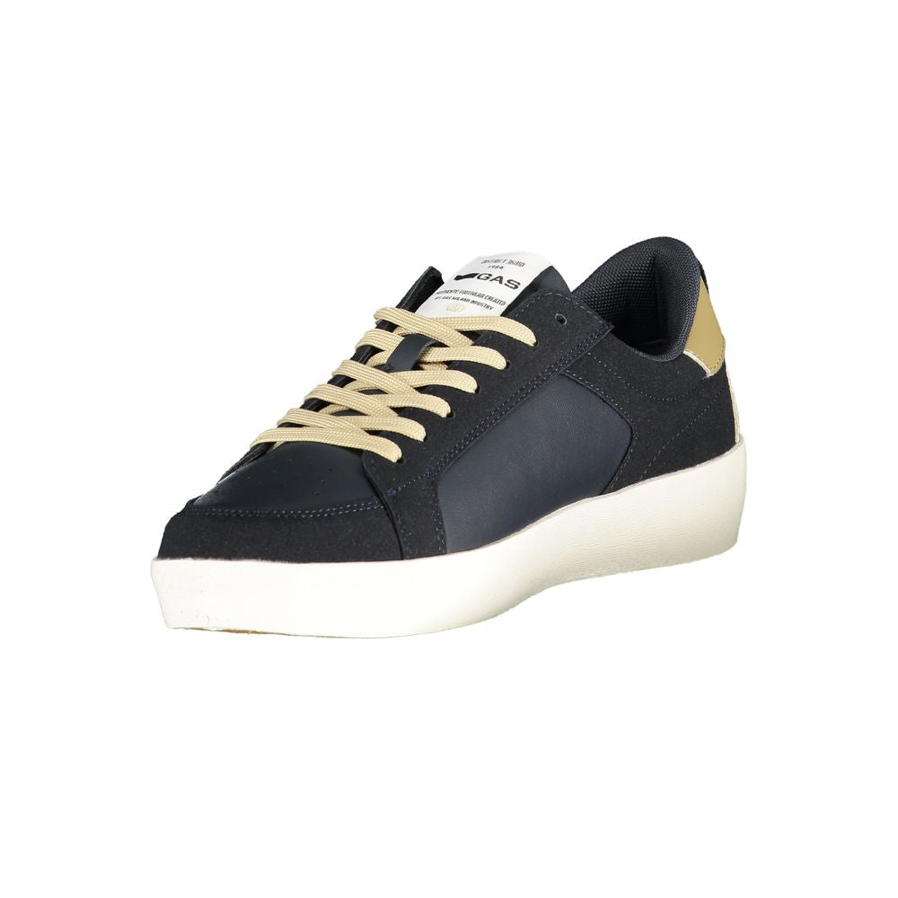 Gas Blue Men's Polyurethane Sneakers