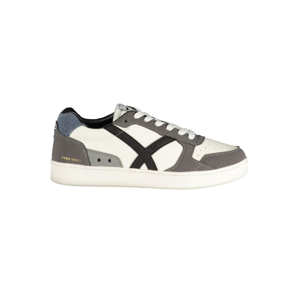 Gas Bianco Polyurethane Herren Sneaker