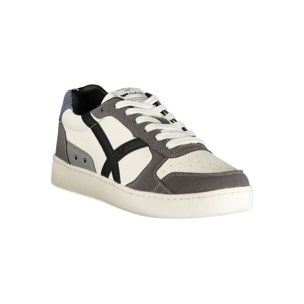 Gas Bianco Polyurethane Herren Sneaker