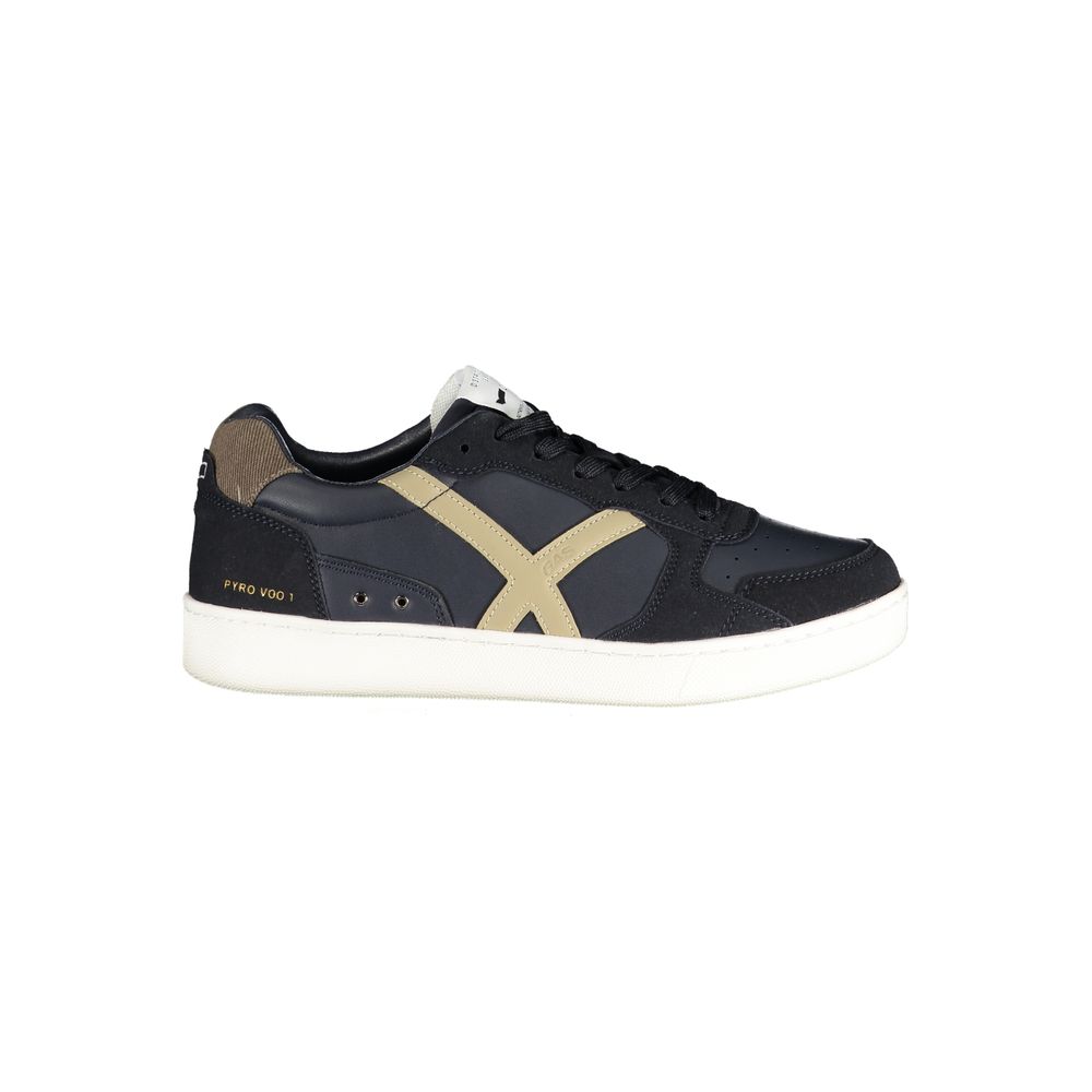 Gas Blue Men's Polyurethane Sneakers
