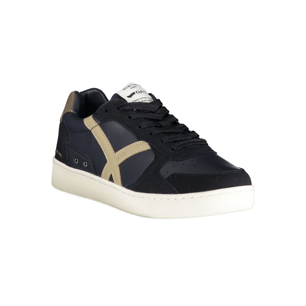 Gas Blue Men's Polyurethane Sneakers
