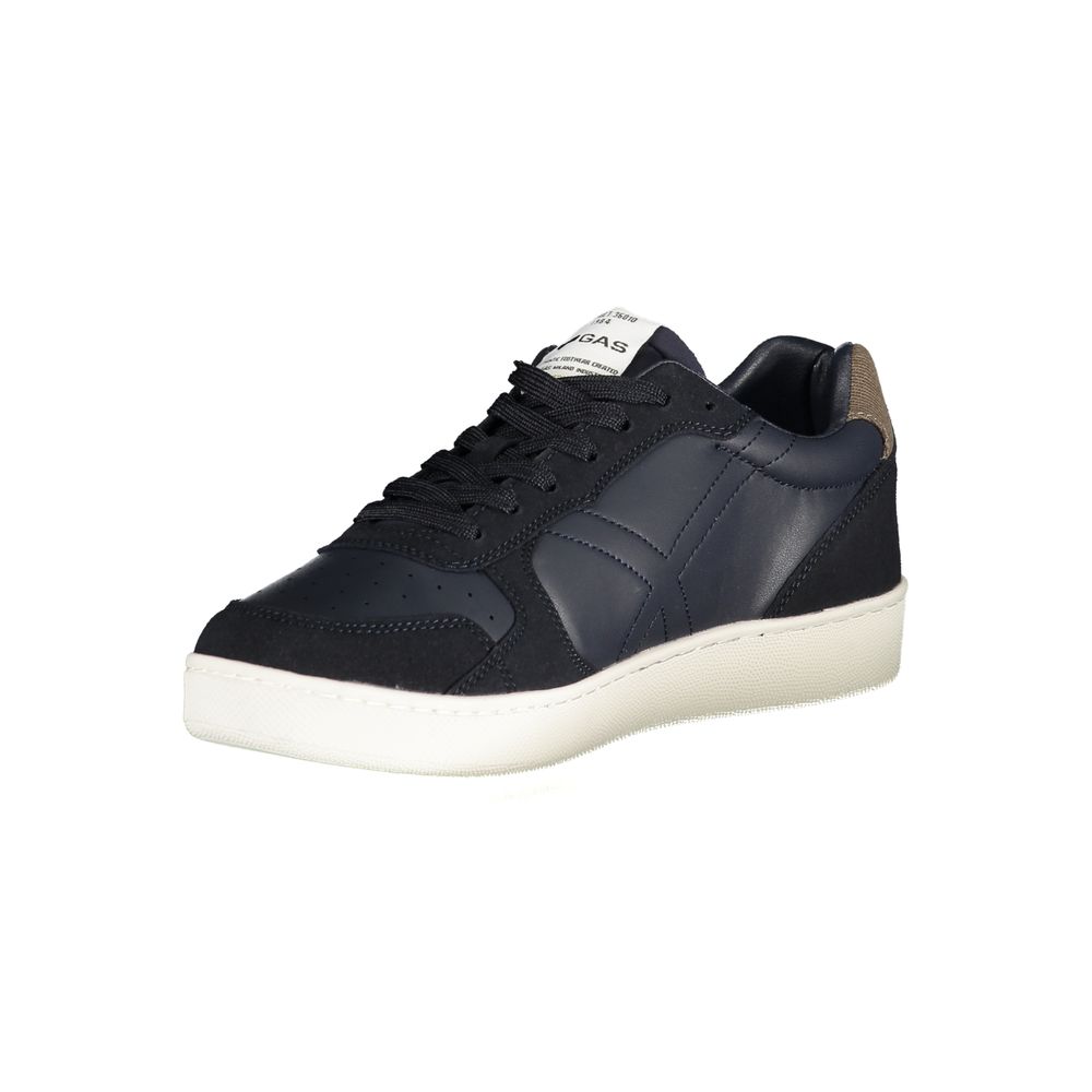 Gas Blue Men's Polyurethane Sneakers