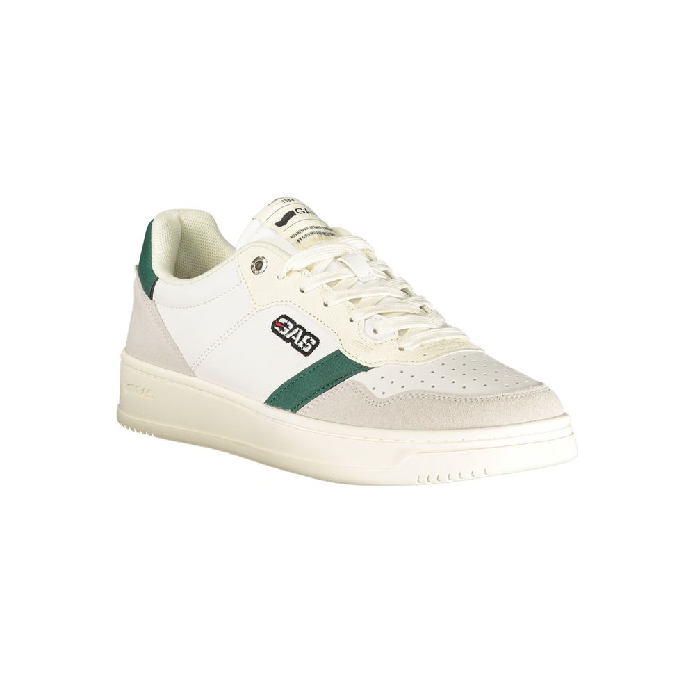 Gas Schwarzer Herren-Sneaker aus Polyester