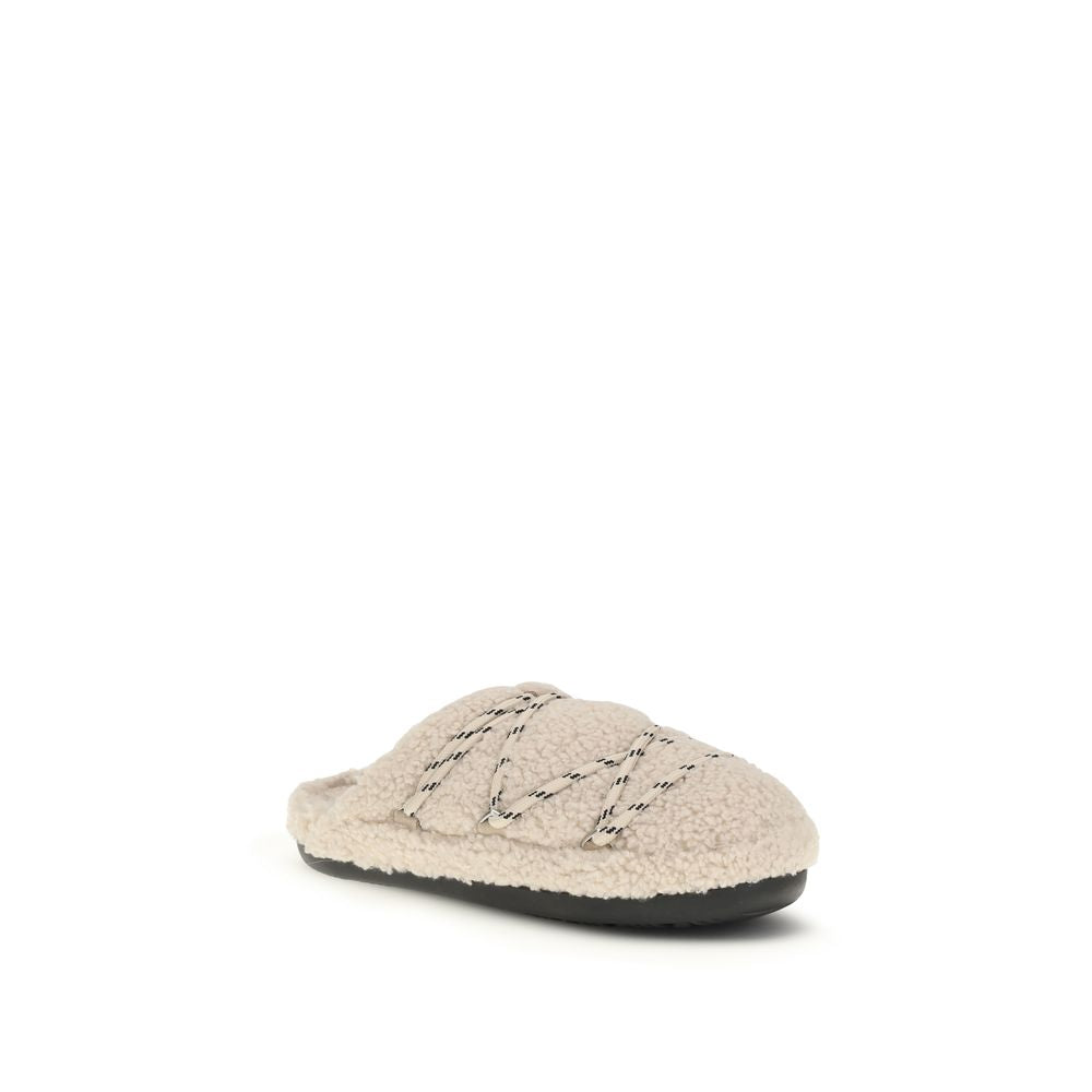 Moon Boot Beige Polyamide Slippers