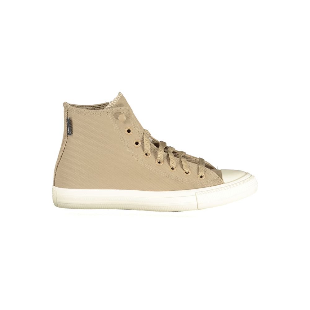 Baskets unisexe Converse en cuir beige