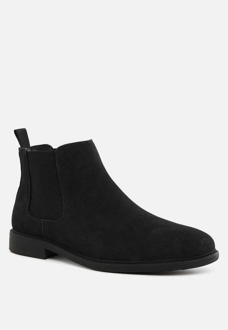 Joham Mens Faux Leather Chelsea Boots-1